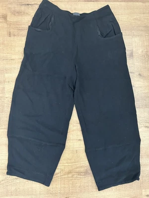 £49 • Buy Oska  Crepe Black Cropped Balloon Trousers Sz III Fit 12 14 