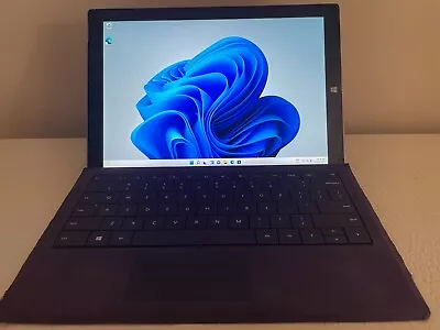 Microsoft Surface Pro 3 Model 1631 Working Laptop Tablet  128gb I5 Windows 11 Pr • $35