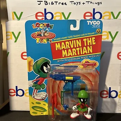1993 Looney Tunes TYCO Marvin The Martian Action Figure W/ Plutonium Missile NEW • $9.99