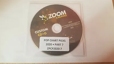 £8.95 • Buy Zoom Karaoke CD+G Disc - Pop Chart Picks 2020 (Part 7)