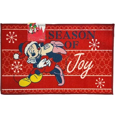 Disney Mickey Mouse And Minnie Mouse Holiday Rug • $20