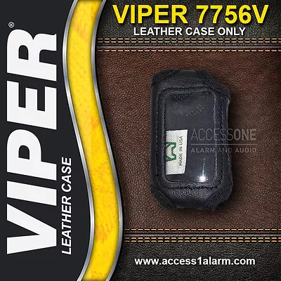 Viper 7756V 2-Way LEATHER CASE Protective Case ONLY For 5706V LCD Remote Control • $19.99