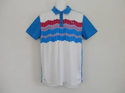$59.99 • Buy Puma Golf Performance GRAPHIC TECH Polo Dry Cell Shirt~Men Size M NWT