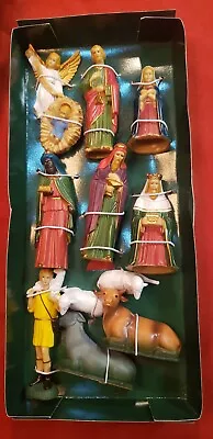 Vtg KURT ADLER Nativity Figurines 12 Pc Set NIB • $17.97