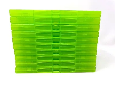 Microsoft XBOX 360 Green Video Game Case Replacement Shell Storage Cases • $34.95