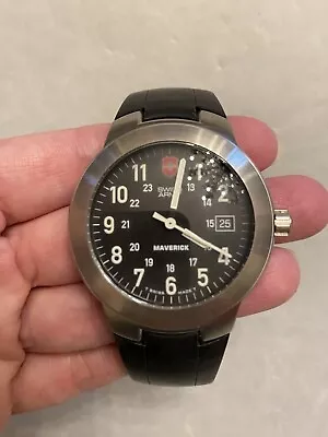 Beautiful Men's Swiss Army Victorinox MAVERICK Watch Working But Needs Band • $139.99