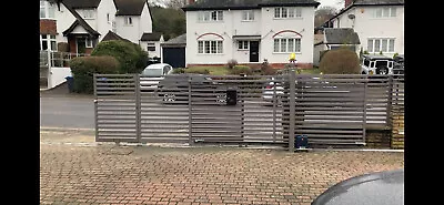 £1 • Buy Automatic Electric Telescopic Sliding Gates With Built-in Pedestrain Door