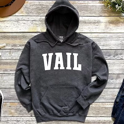 Vail Hoodie | Vail Colorado Varsity Pullover Hoodie • $46.80