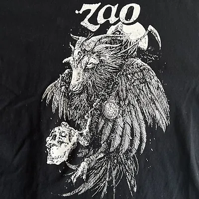 Zao Band Shirt XL Metalcore Very Good Used EXCELLENT Logo Design! • $34.99