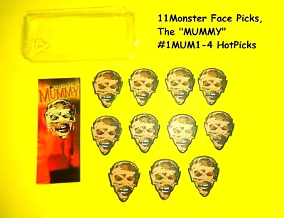 11 Pcs MONSTER Shaped  Mummy  Guitar Picks Hot Picks- 11 PICKS • $4.29