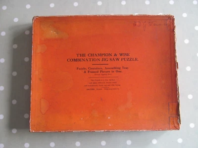 £20 • Buy Vintage Champion & Wise Combination Jig Saw Puzzle Of The Blenheim Ship & Frame