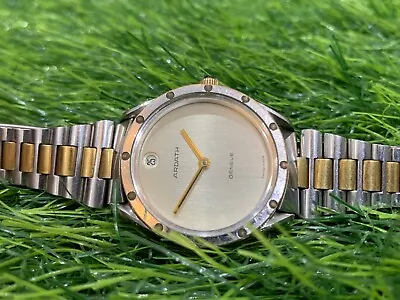 1980's Vintage Ardath Geneve Automatic Watch Two Tone Swiss Made 32mm 17j Ladies • $540