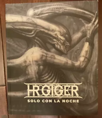 HR Giger Solo Con La Noche Exhibition Catalog RARE In English & Spanish • $90