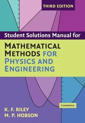  Student Solution Manual For Mathematical Methods For Physics And Engineering Th • £29.96