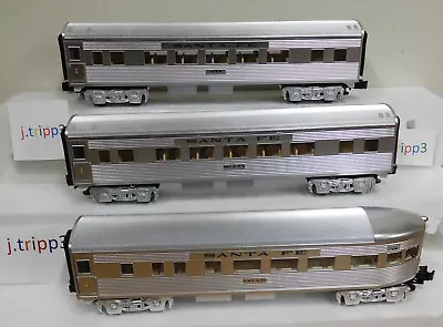 $194.95 • Buy Lionel 6-84719 Santa Fe Chief 3 Passenger Cars O Gauge Train Coaches Observation