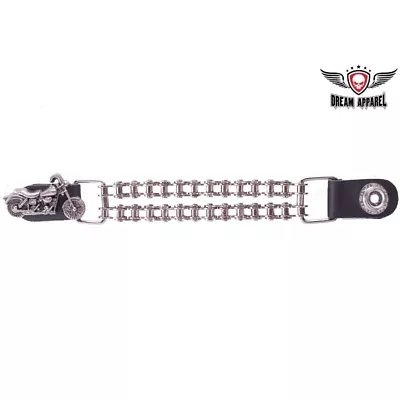 Motorcycle Vest Extender With Motorcycle Chain - Free Shipping • $7.99