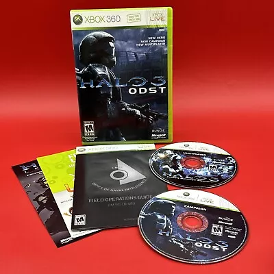 HALO 3: ODST (Xbox 360 2009) Complete CIB 2-Disc W/Manual/Tested/EUC!/Fast 🚢 • $10.95