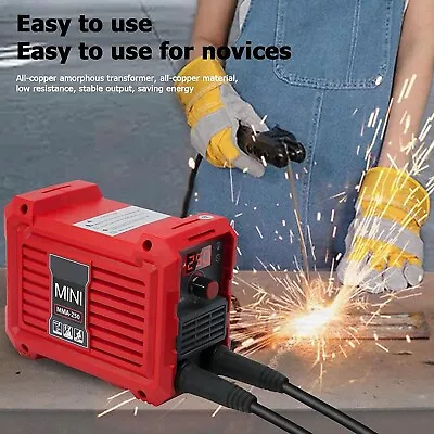 Small Welder Machine Mini Portable ARC Welder Digital LED Display 220V MMA • £45.50