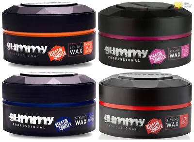 Gummy Professional Diamond Series Hair Gel Hair Wax With Keratin Complex 150ml • £6.95