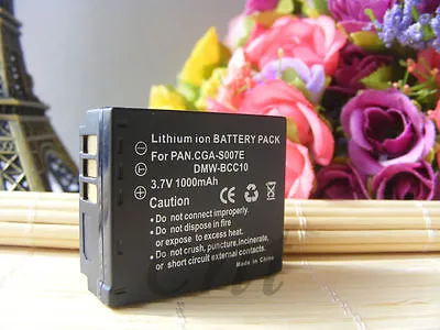 CGA-S007e Battery For Panasonic Lumix DMC-TZ1 TZ2 TZ3 TZ4 TZ5 TZ11 • £7.80