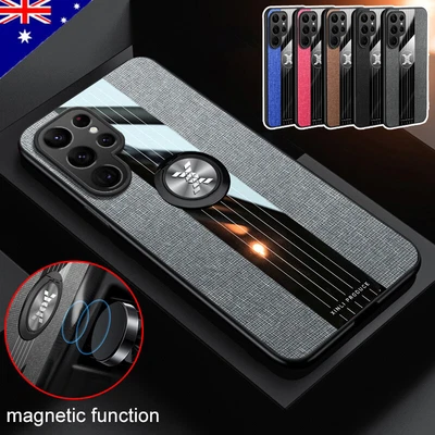 $9.99 • Buy For Samsung S22 S21 S20 Note 20 Ultra S10 Plus S9 S8 Case Shockproof Ring Cover