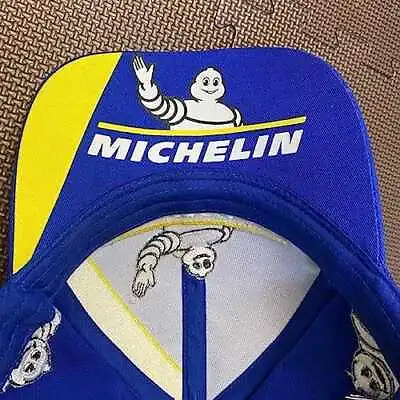 MICHELIN Winner's Cap Blue Yellow Champion MotoGP Free Size Rare Japan • $204.23