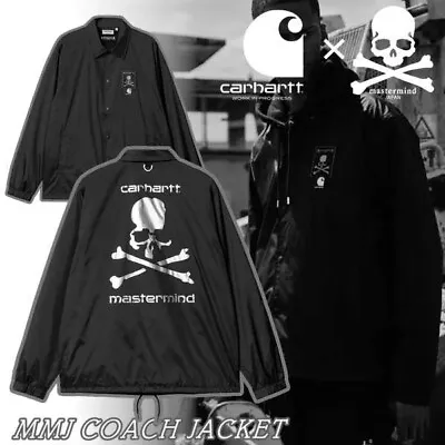 CARHARTT Wip × Mastermind Japan Coach Jacket 2022 22A Black Men Size XL New • $377.01