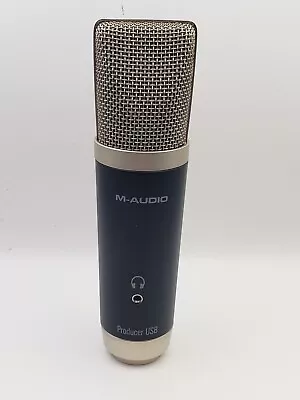 *UNTESTED* M-Audio Producer USB Microphone - Black/Silver • $9.95