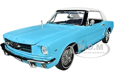 1964 1/2 Ford Mustang Light Blue 007 Bond Thunderball 1/18 By Motormax 79834 • $52.99