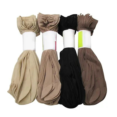 $3.51 • Buy 10 Pair Womens Ankle Socks Ultra-thin Silk Elastic Sheer Silky Short Stockings