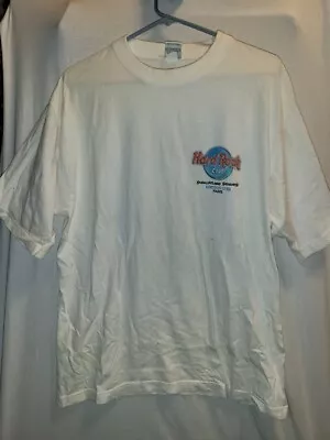 Vintage Hard Rock Cafe Paris White Shirt Size XL Matchbox 20 Signature Series • $24.95
