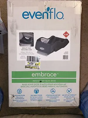 $30 • Buy NEW Evenflo Embrace Infant Baby Car Seat Base (Black) A-46