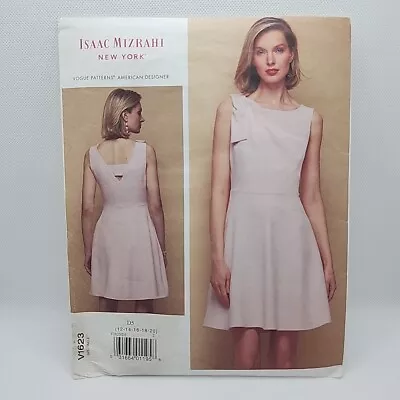 Vogue 1623 Misses' Short Sleeveless A-line Dress Sewing Pattern Size 12-20 Uncut • $5.99