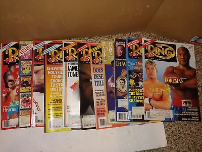 11 Vintage 1992 The Ring Boxing MagazineTysonHolmesMercerHolyfieldToney • $30