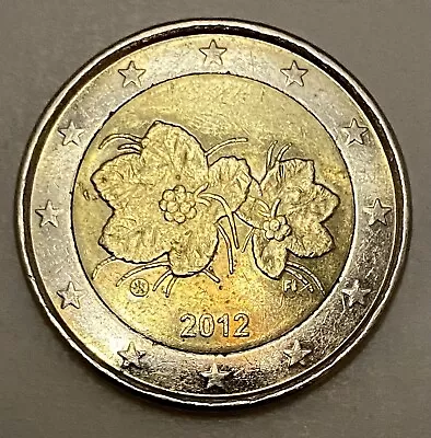 Finland 2 Euro 2012 Coin - Cloudberry Flower • $3.50