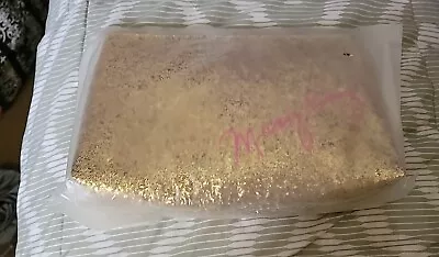 New Mary Kay Gold Glitter Sparkle Makeup Cosmetic Travel Bag • $19.99