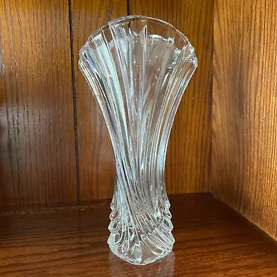 Mikasa Crystal Bud Vase Art Deco Flared Top Vintage 8” • $14.99