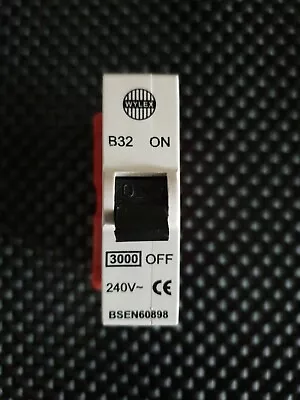 Wylex B32 32amp Replacement Mcb For Re-wirable  Fuse*very Good Condition* • £22.95