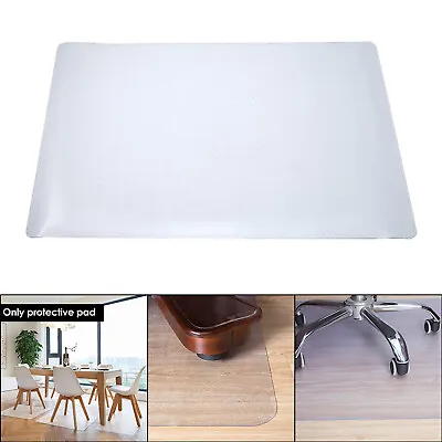 $28.70 • Buy Home Office Chair Mat Computer Desk Chair Floor Carpet PVC Cushion Clear