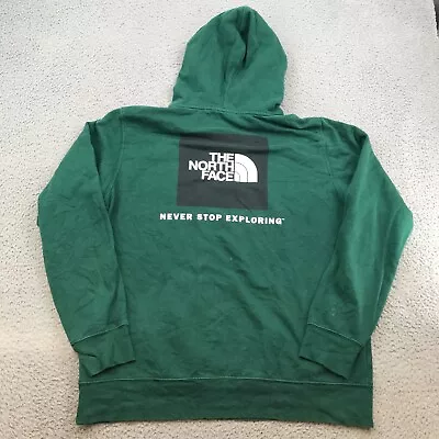 The North Face Sweater Adult Large Green Outdoors Graphic Hoodie Mens 45872 • $16.99