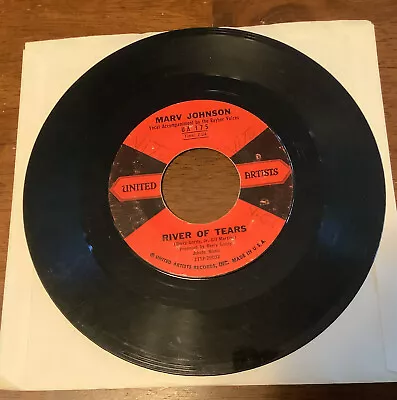 Marv Johnson 45  I'm Coming Home River Of Tears UA 175 1959 Funk Soul Blues • $8