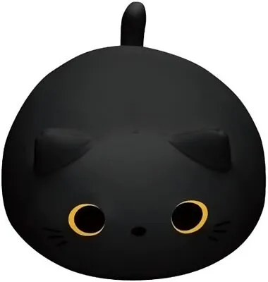 MOGU Mogucchi Pillow Beaded Cushion Black Cat Mi-tan 35cm New 834775 • $58.41