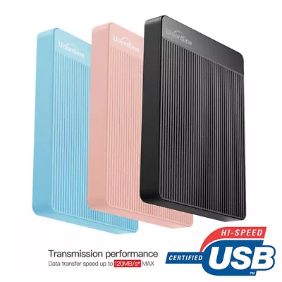 EXTERNAL HDD HARD DRIVE USB 3.0 PS4/5 Xbox One PC MAC 320GB 500GB 750GB 1TB 2TB • £13.19