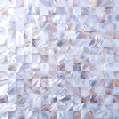 Mother Of Pearl Sea Shell Mosaic Tiles Sheet (GTR10160) • £10.99