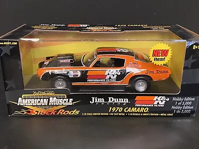 Ertl American Muscle  1970 Camaro Jim Dunn Racing 1/18 Stock Rod - SEALED • $159.99