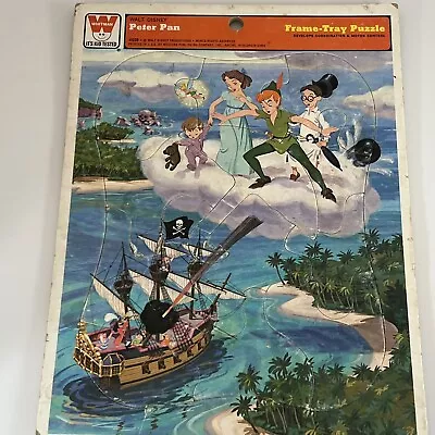 Vintage Peter Pan Walt Disney Whitman Frame Tray Puzzle • $3.90