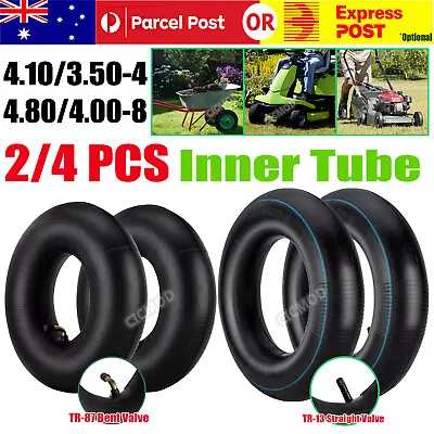 2-4pcs Inner Tube 4.80/4.00-8 4.10/3.50-4 For Lawn Mower Hand Trucks Wheel Tyre • $19.99