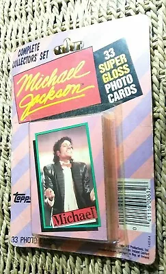 Michael Jackson SPIRAL NOTEBOOK & SEALED!!! 1984 TOPPS Set Of 33 Cards  • $29.99