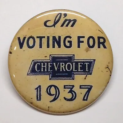 1937 Chevrolet Advertising Pocket Mirror Vintage Style • $15