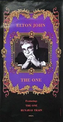 Elton John 1992 The One Original Promo Poster • $34.99